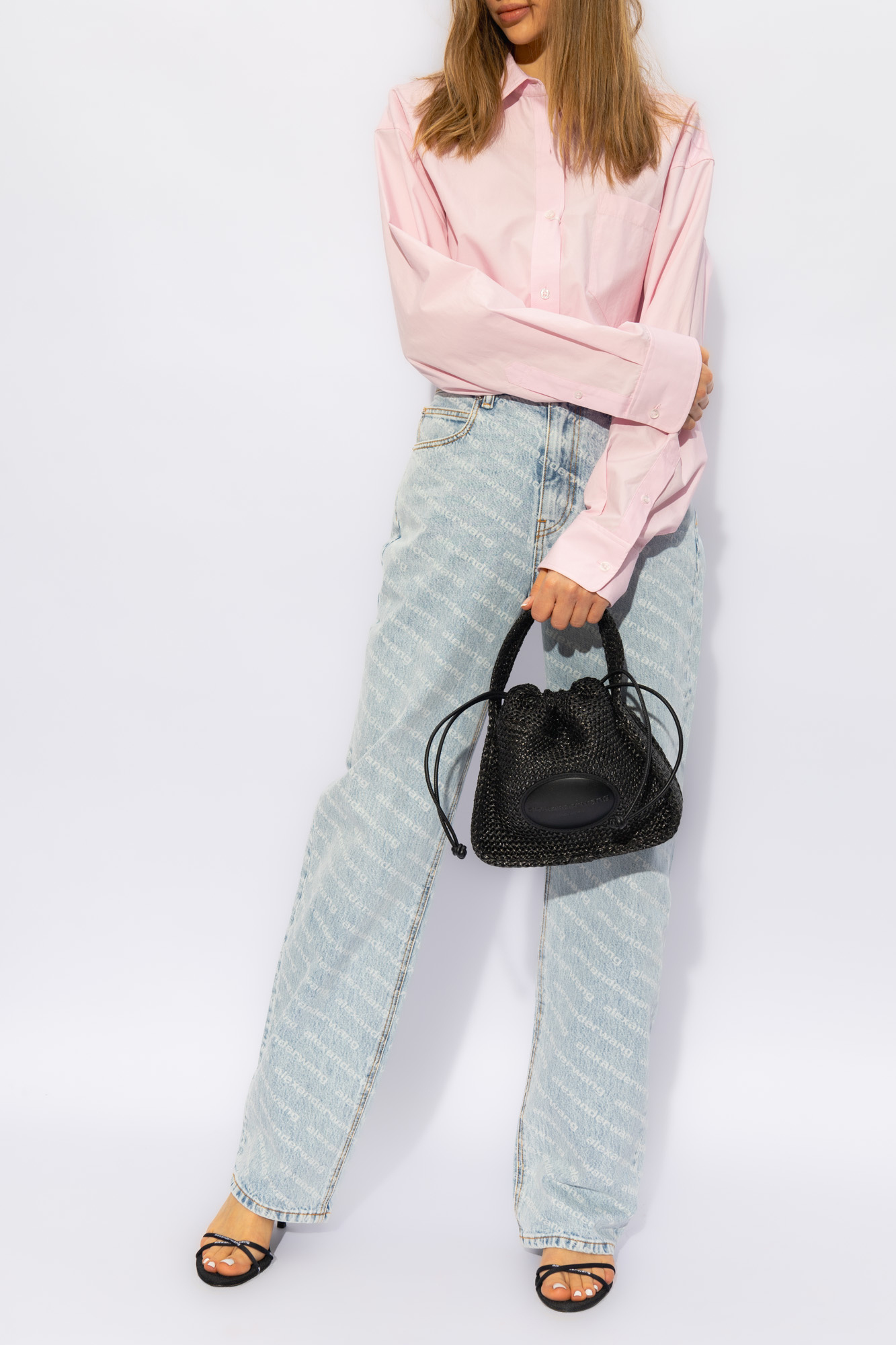 Light blue Relaxed straight jeans Alexander Wang - MVN Love